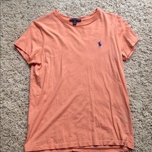 Salmon Pink Ralph Lauren Polo Tee